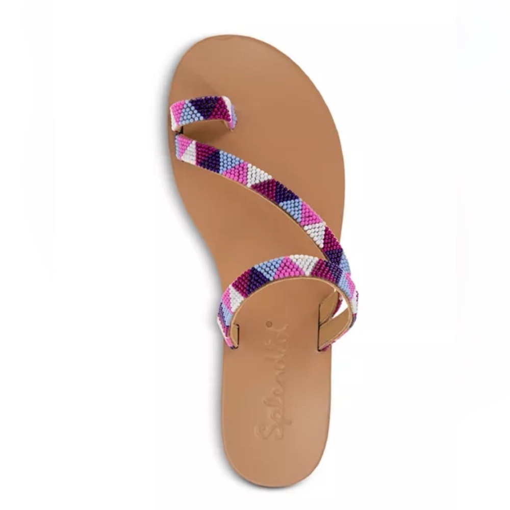 NIB Splendid Capri Beaded Sandal multi pink size 8.5